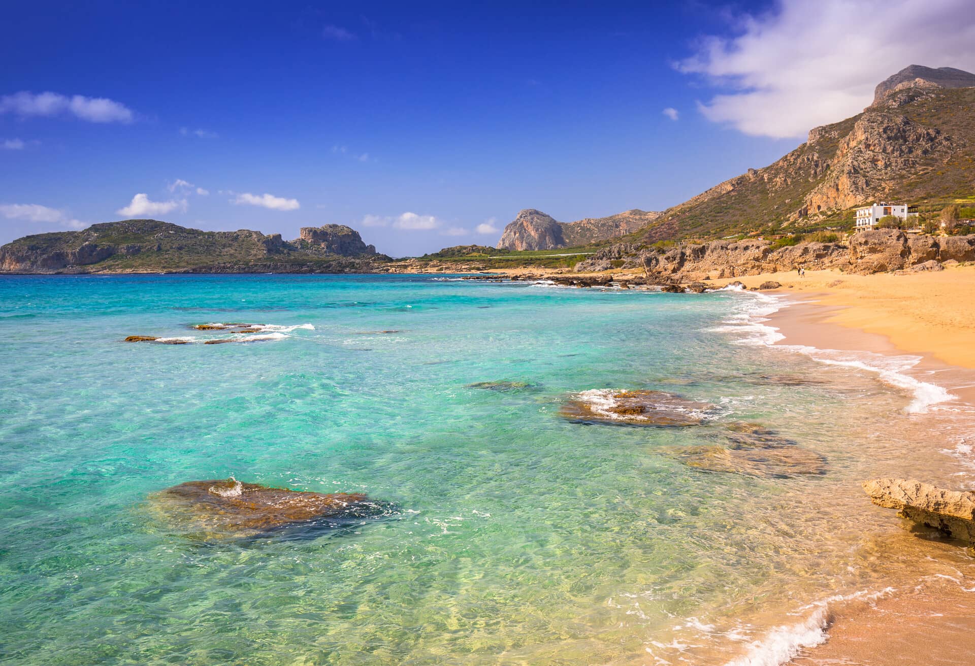 Kreta er den beste øya for strandferier.