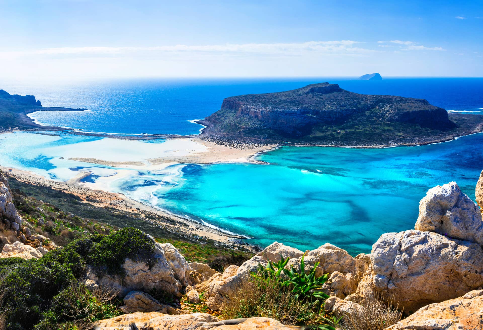 En spektakulær utsikt over Kreta i Hellas