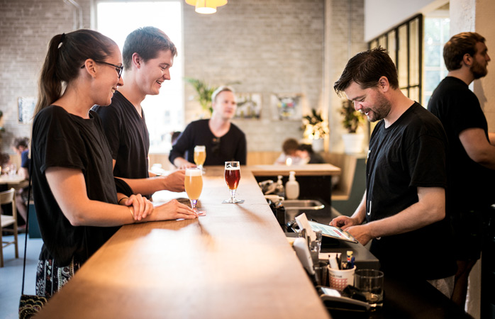 Ta en pause med en øl på bryggeriet Brus