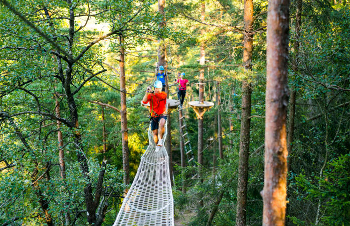 Høyt og lavt klatrepark i Kristiansand