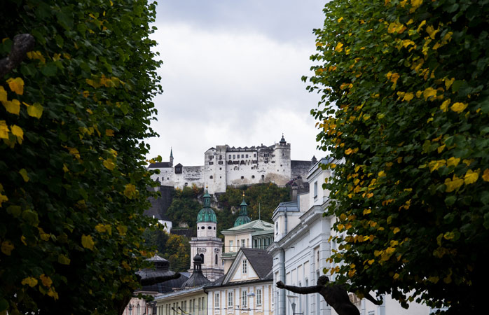 Borgen Hohensalzburg er et av de beste utkikkspunktene over byen