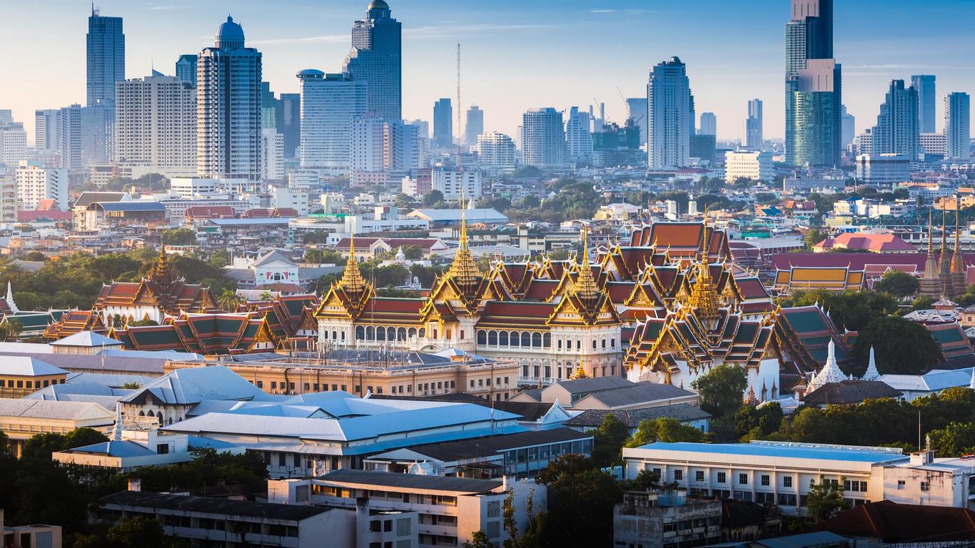 Flights to Bangkok Suvarnabhumi flyplass