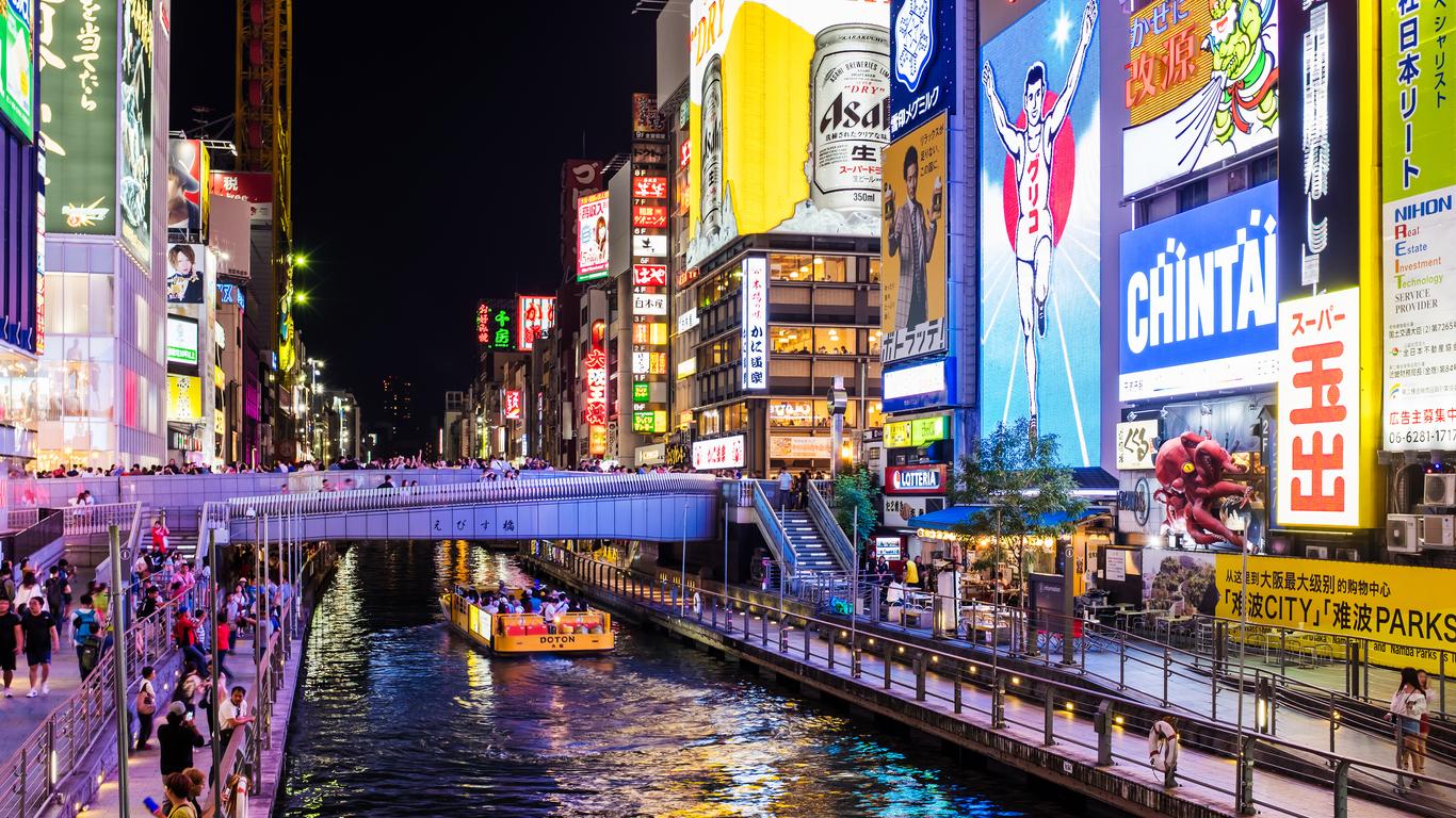 Flights to Osaka Kansai Intl flyplass